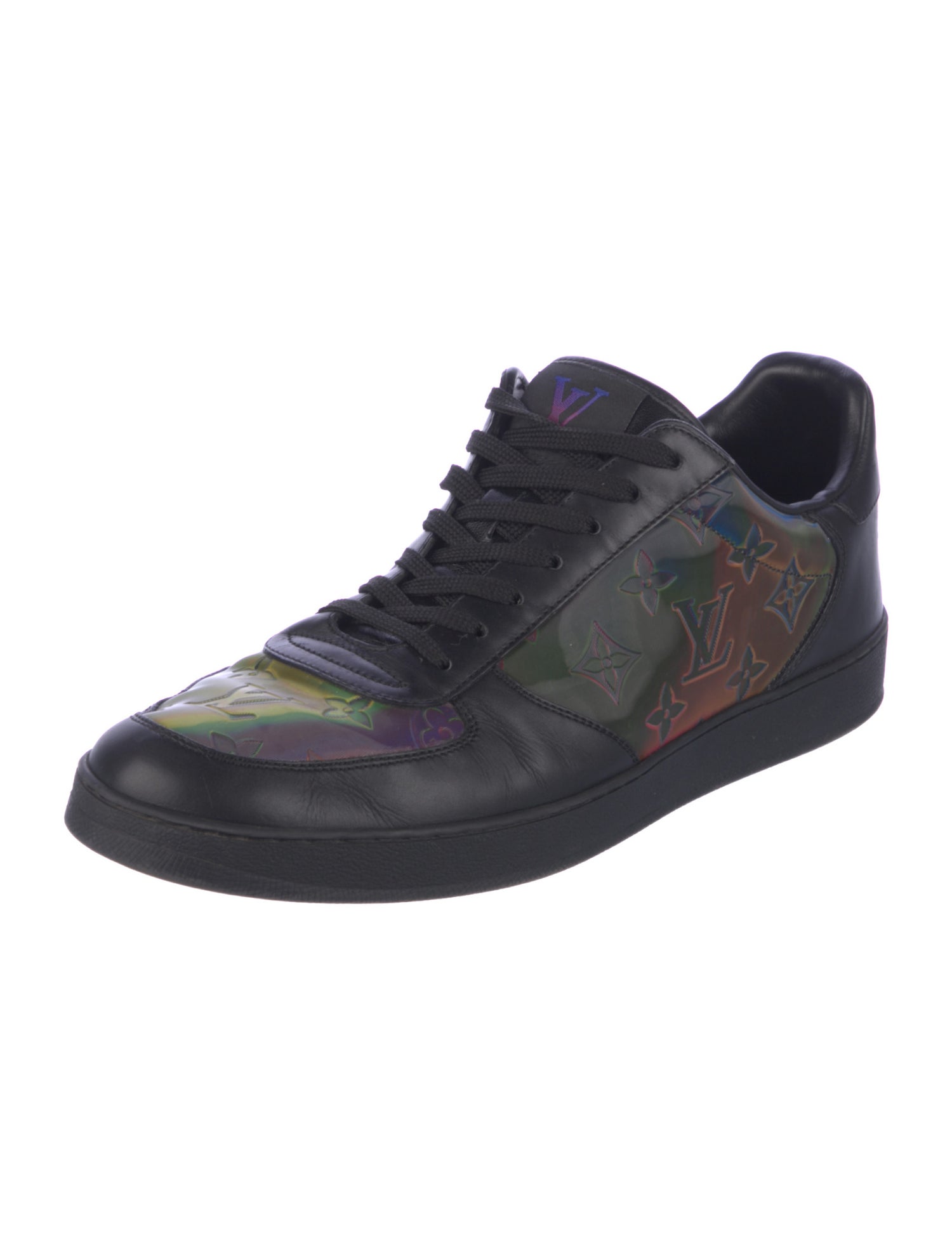 Louis Vuitton Patent Leather Printed Sneakers