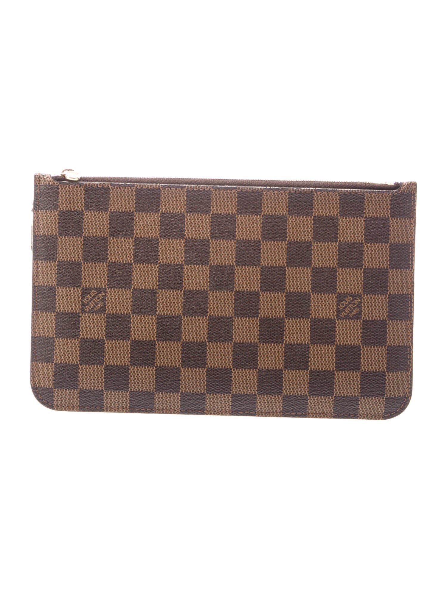 Louis Vuitton Damier Ebene Neverfull Pouch