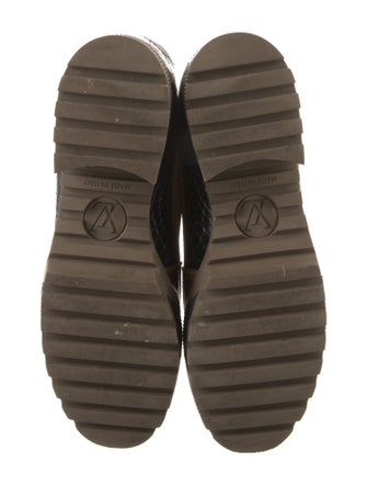 Louis Vuitton LV Monogram Suede Combat Boots