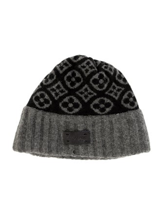 Louis Vuitton Monogram Inventeur Cashmere Beanie