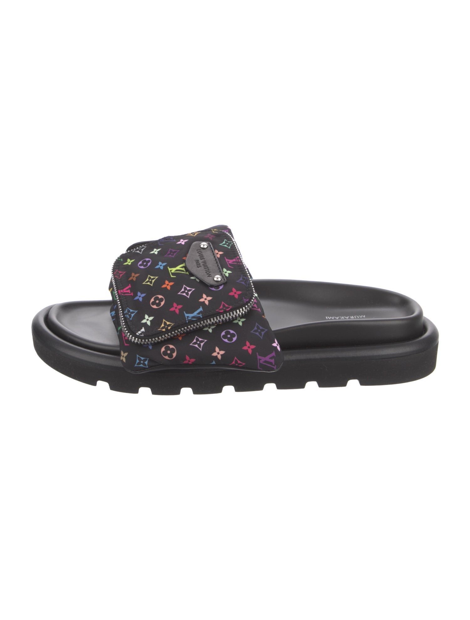 Louis Vuitton 2024 Multicolore Monogram Pattern Slides