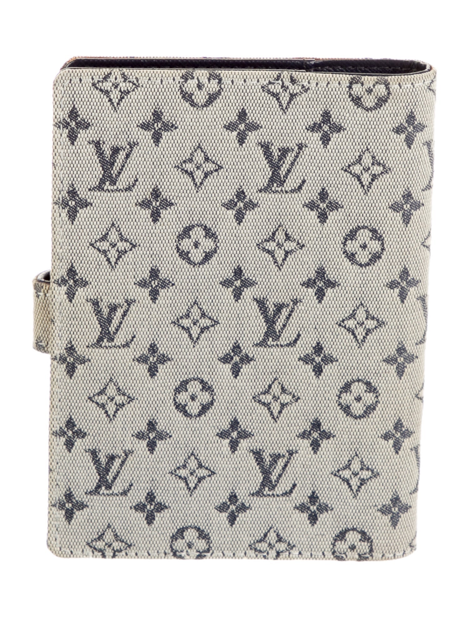Louis Vuitton Monogram Mini Lin Small Ring Agenda Cover
