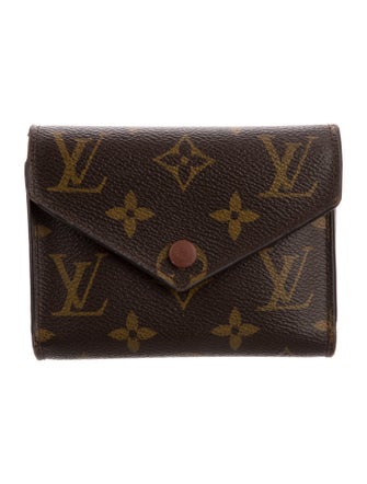Louis Vuitton LV Monogram Coated Canvas Victorine Wallet