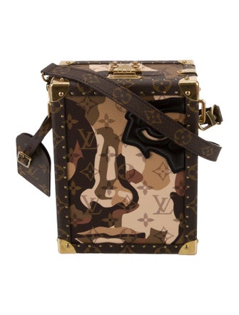 Louis Vuitton Coated Canvas Clutch Box Vertical 2023