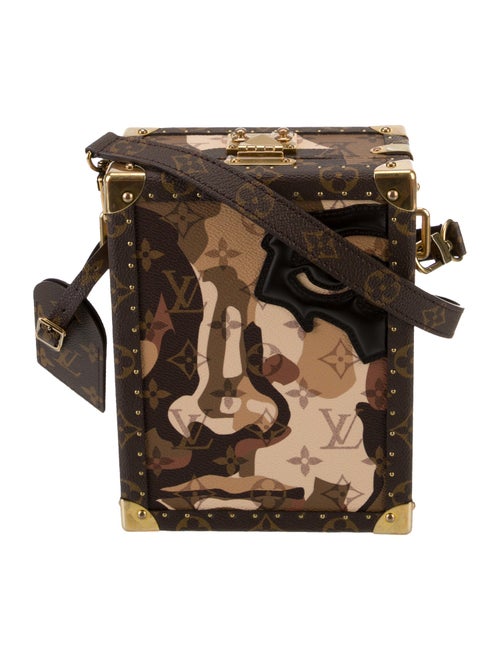 Louis Vuitton Coated Canvas Clutch Box Vertical 2023