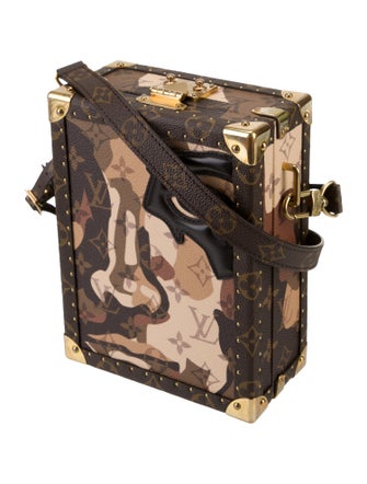 Louis Vuitton Coated Canvas Clutch Box Vertical 2023