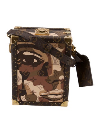 Louis Vuitton Coated Canvas Clutch Box Vertical 2023