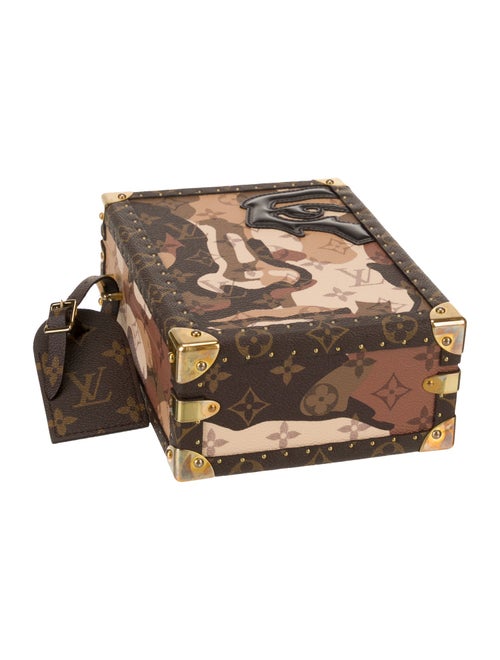 Louis Vuitton Coated Canvas Clutch Box Vertical 2023