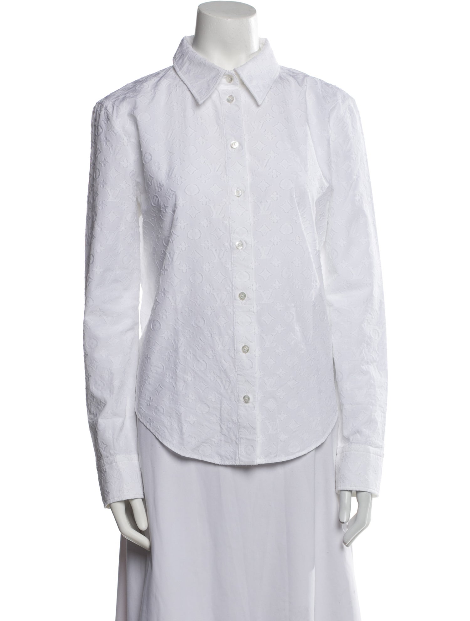 Louis Vuitton 2019 Long Sleeve Button-Up Top