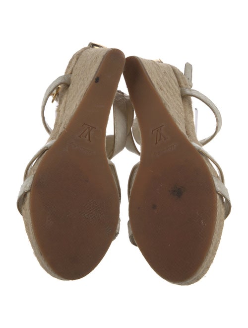 Louis Vuitton LV Monogram Leather Espadrilles