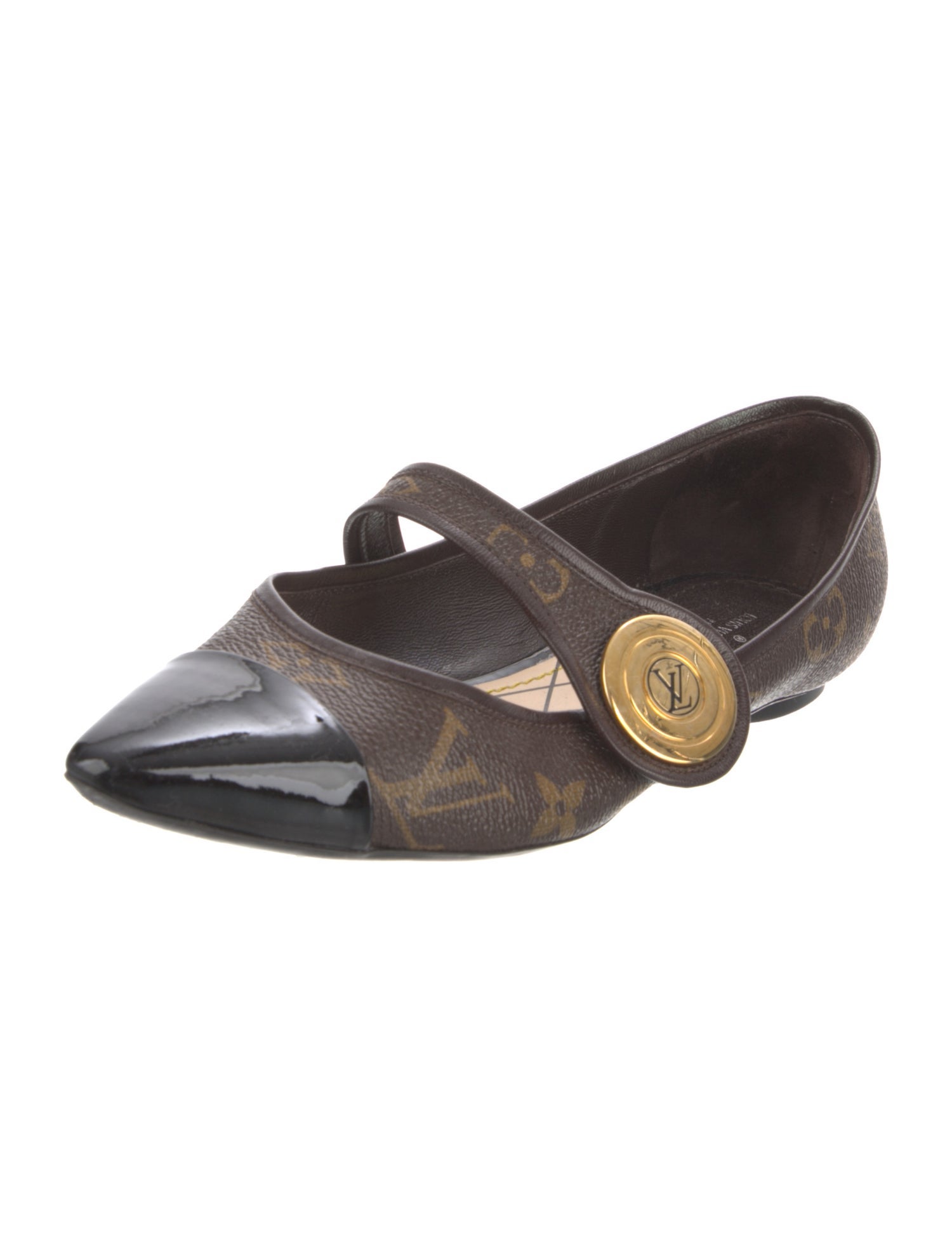 Louis Vuitton Printed Mary Jane Flats