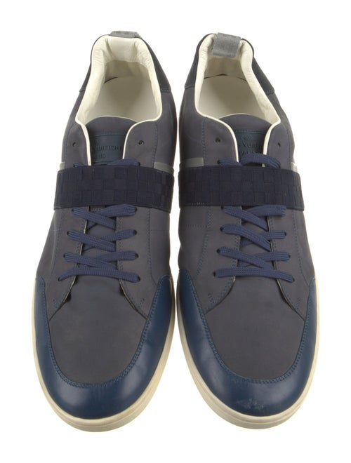 Louis Vuitton Leather Printed Sneakers