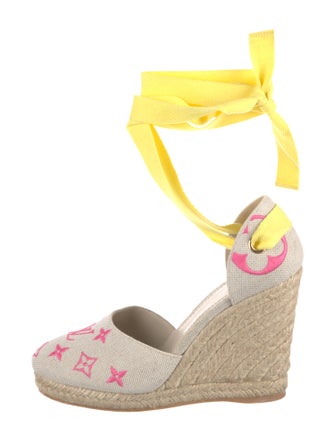 Louis Vuitton LV Monogram Canvas D'Orsay Pumps