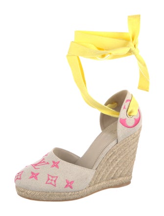 Louis Vuitton LV Monogram Canvas D'Orsay Pumps