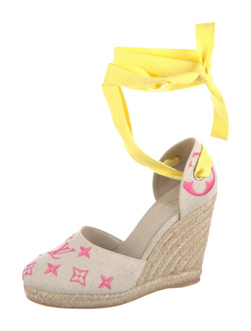 Louis Vuitton LV Monogram Canvas D'Orsay Pumps