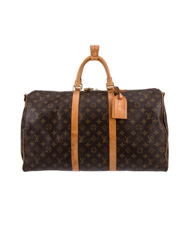 Louis Vuitton Luggage and Travel LV Monogram Keepall Bandouliere 55