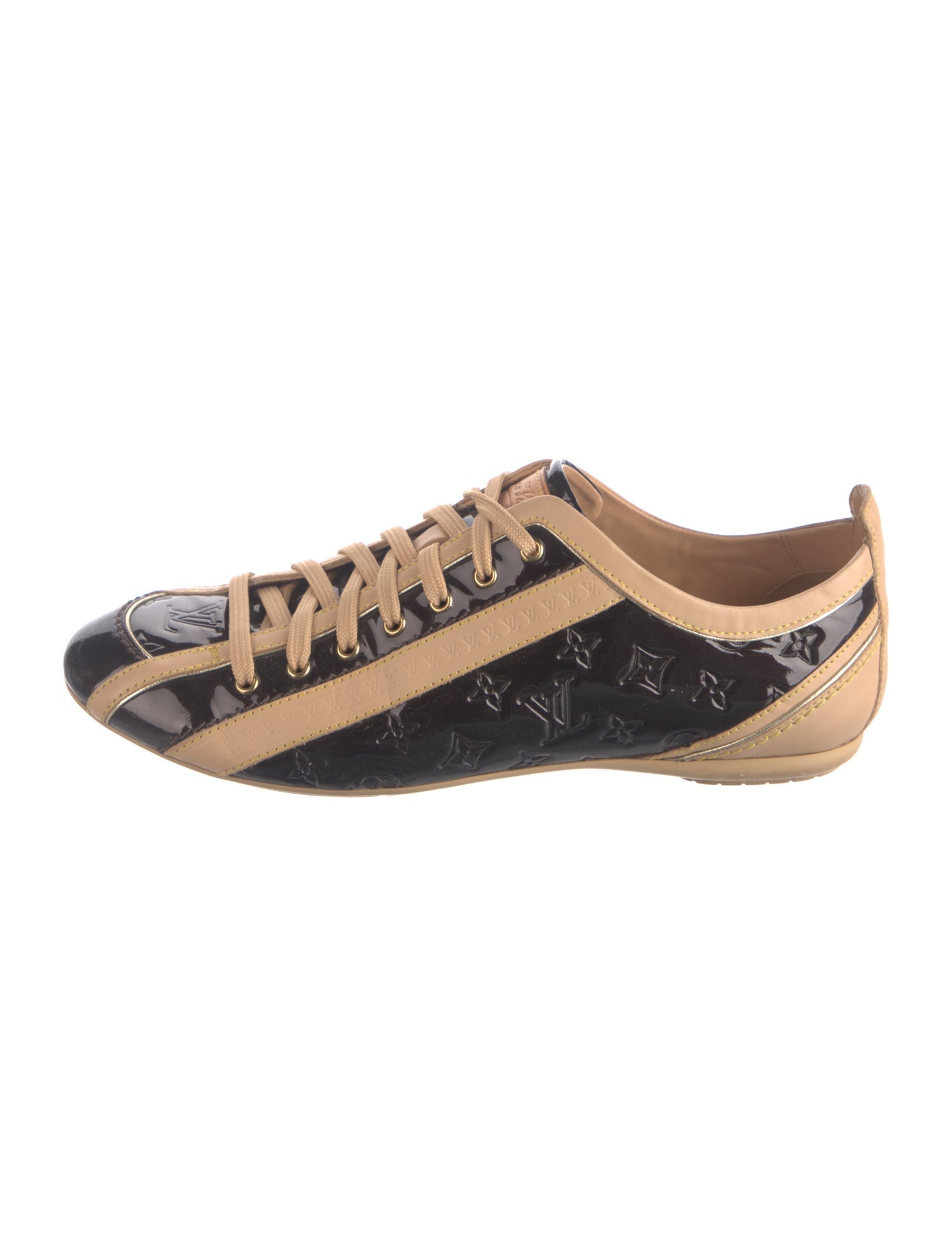 Louis Vuitton LV Monogram Patent Leather Sneakers