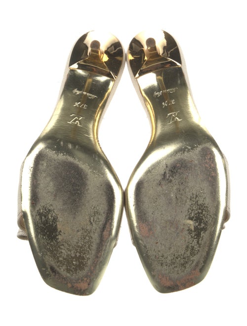 Louis Vuitton Canvas Slides