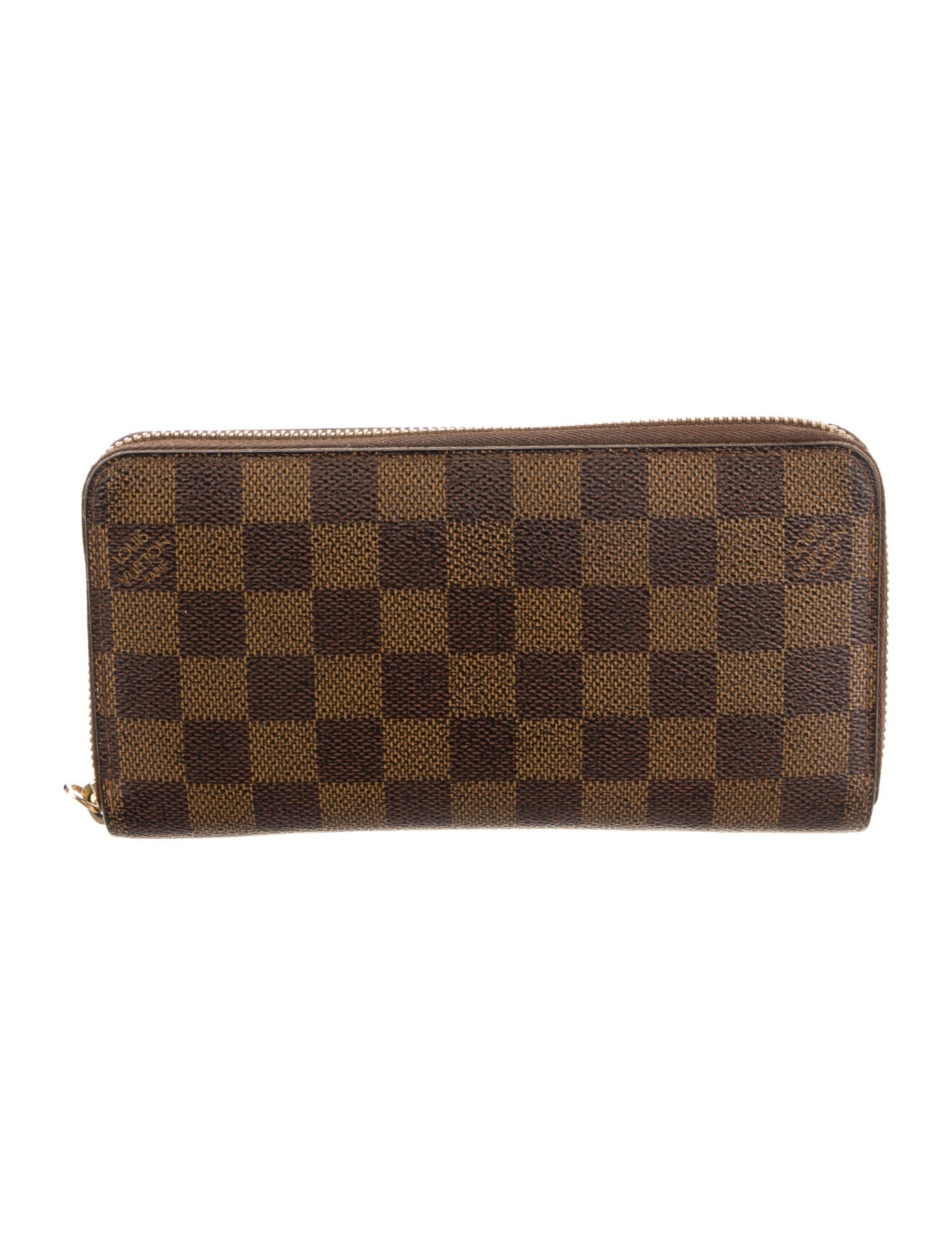 Louis Vuitton 2009 Damier Ebene Pattern Wallet