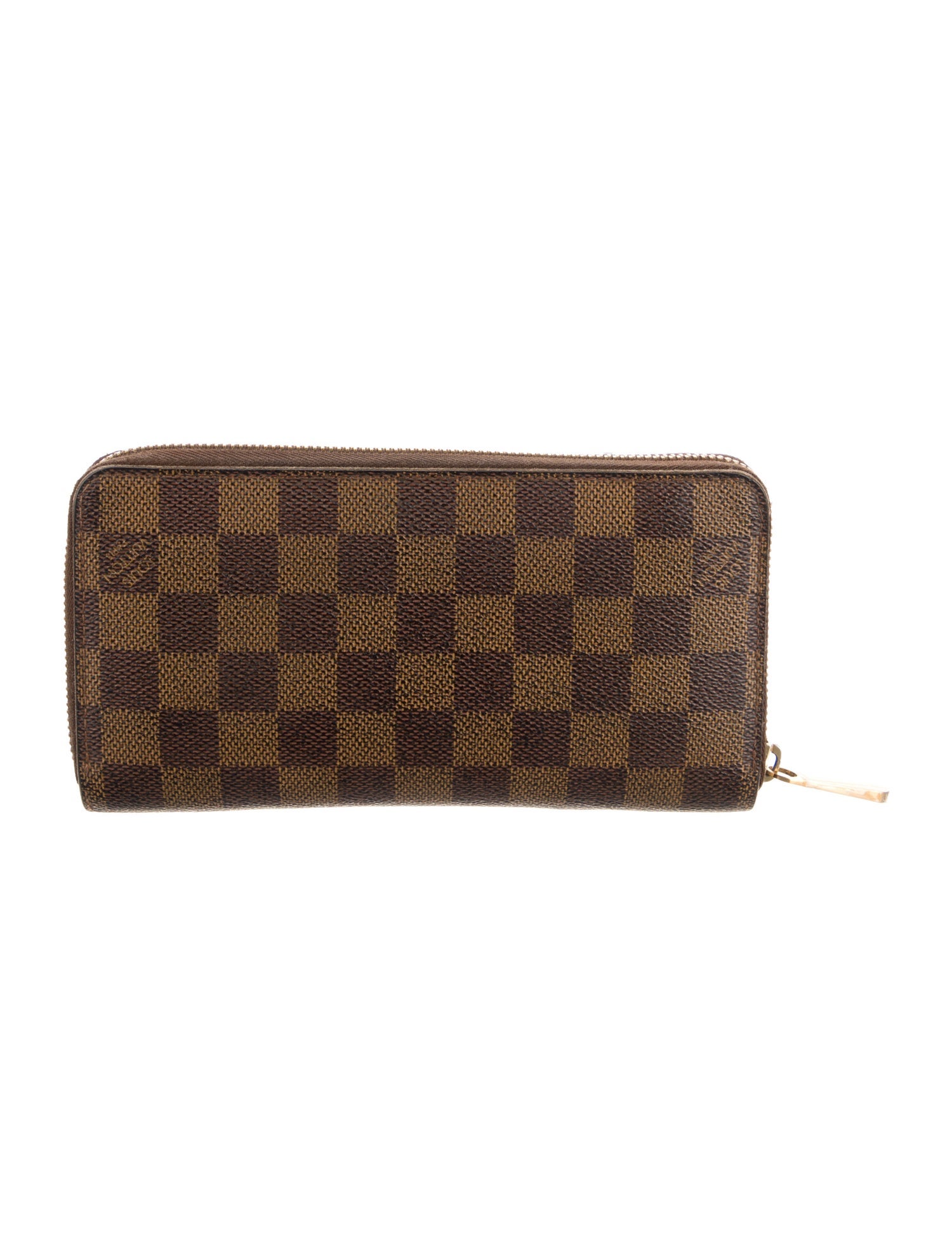 Louis Vuitton 2009 Damier Ebene Pattern Wallet