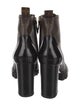 Louis Vuitton LV Monogram Leather Trim Embellishment Combat Boots