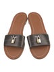 Louis Vuitton Leather Slides