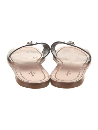 Louis Vuitton Leather Slides