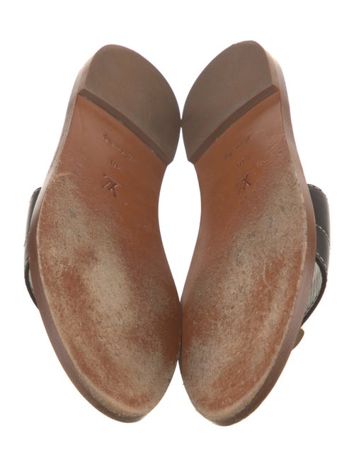 Louis Vuitton Leather Slides