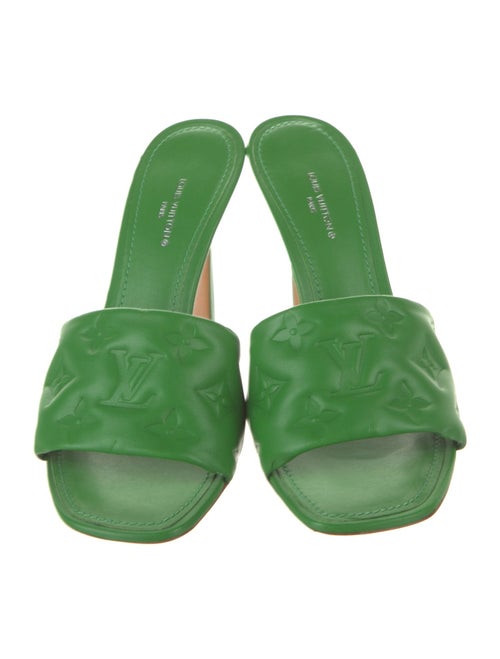 Louis Vuitton LV Monogram Leather Slides