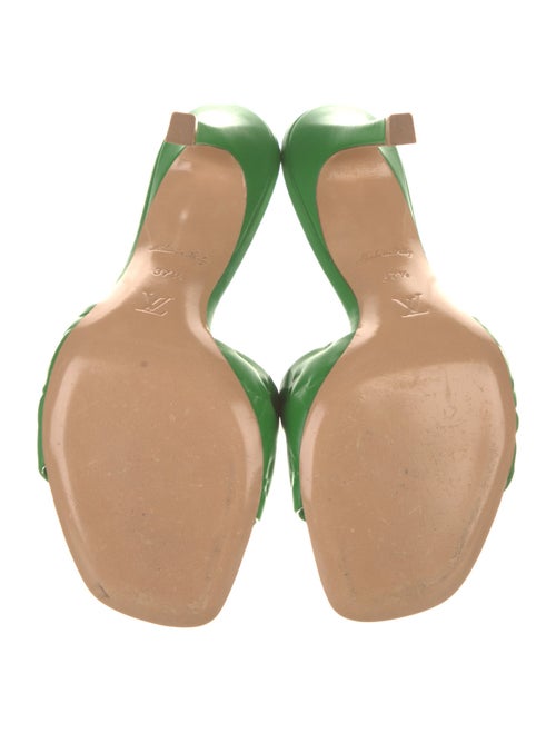 Louis Vuitton LV Monogram Leather Slides