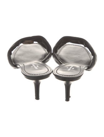 Louis Vuitton LV Monogram Leather Slides