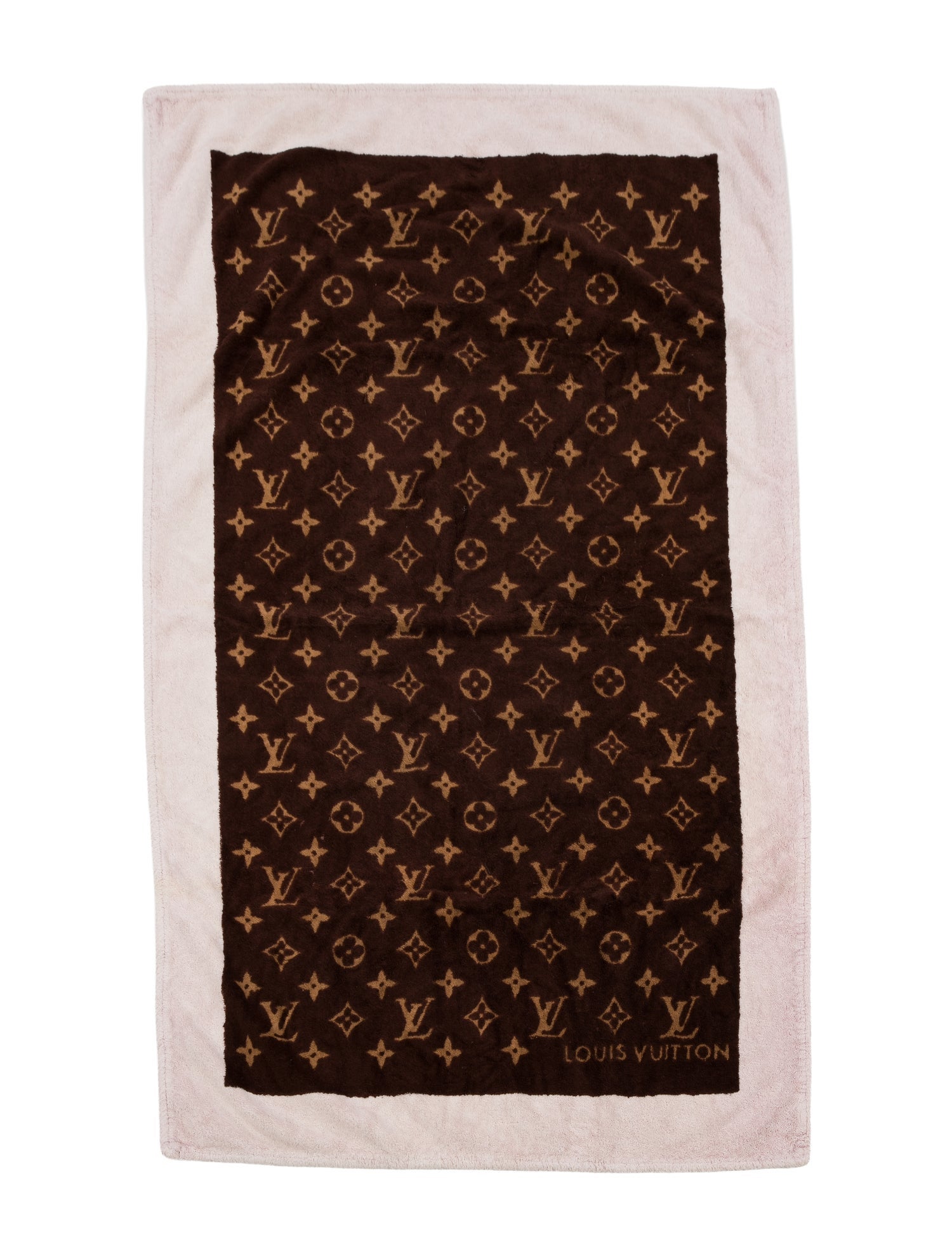 Louis Vuitton Cotton Monogram Beach Towel