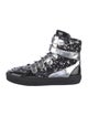Louis Vuitton Sequins Printed Wedge Sneakers