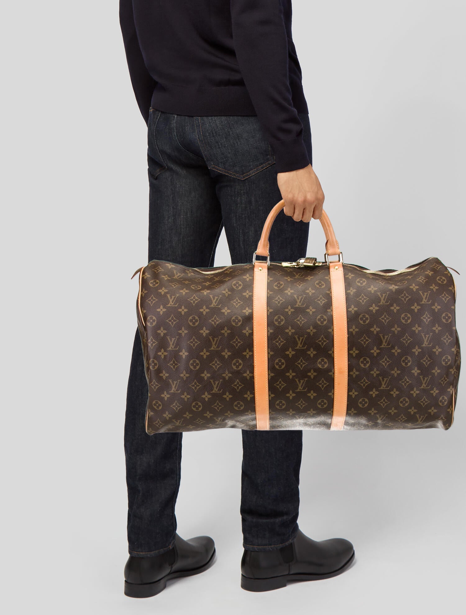 Louis Vuitton LV Monogram Keepall 60 Vintage