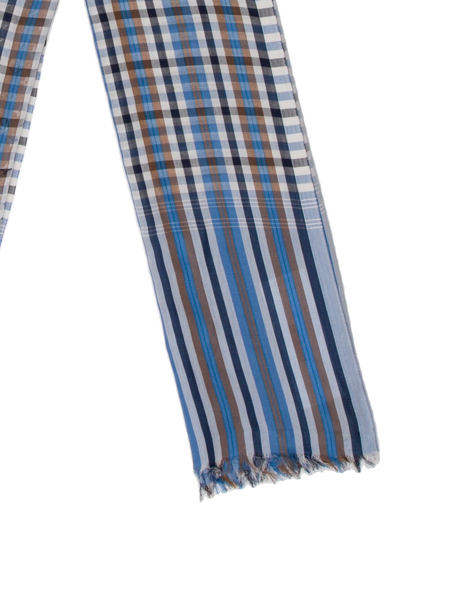 Louis Vuitton Plaid Print Scarf