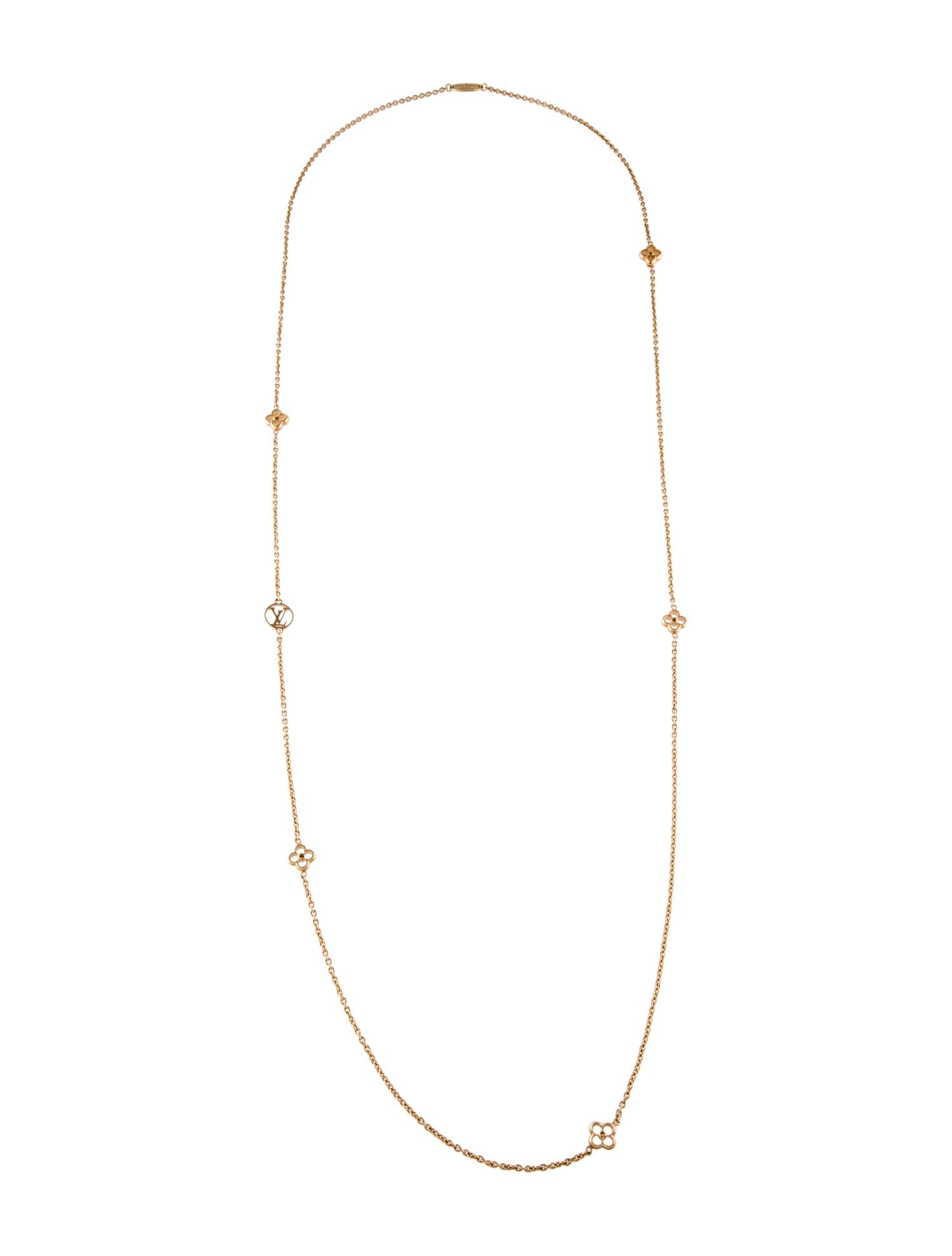 Louis Vuitton LV Flower Full Station Necklace