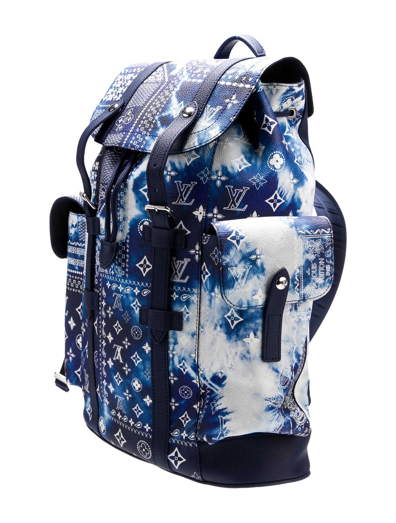 Louis Vuitton Coated Canvas Bandana Monogram Christopher MM