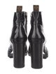 Louis Vuitton Patent Leather Whipstitch Trim Combat Boots