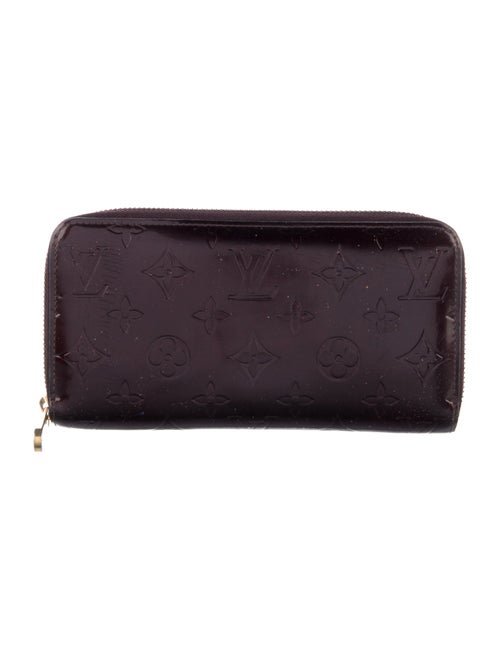 Louis Vuitton LV Monogram Vernis Patent Leather Zippy Wallet