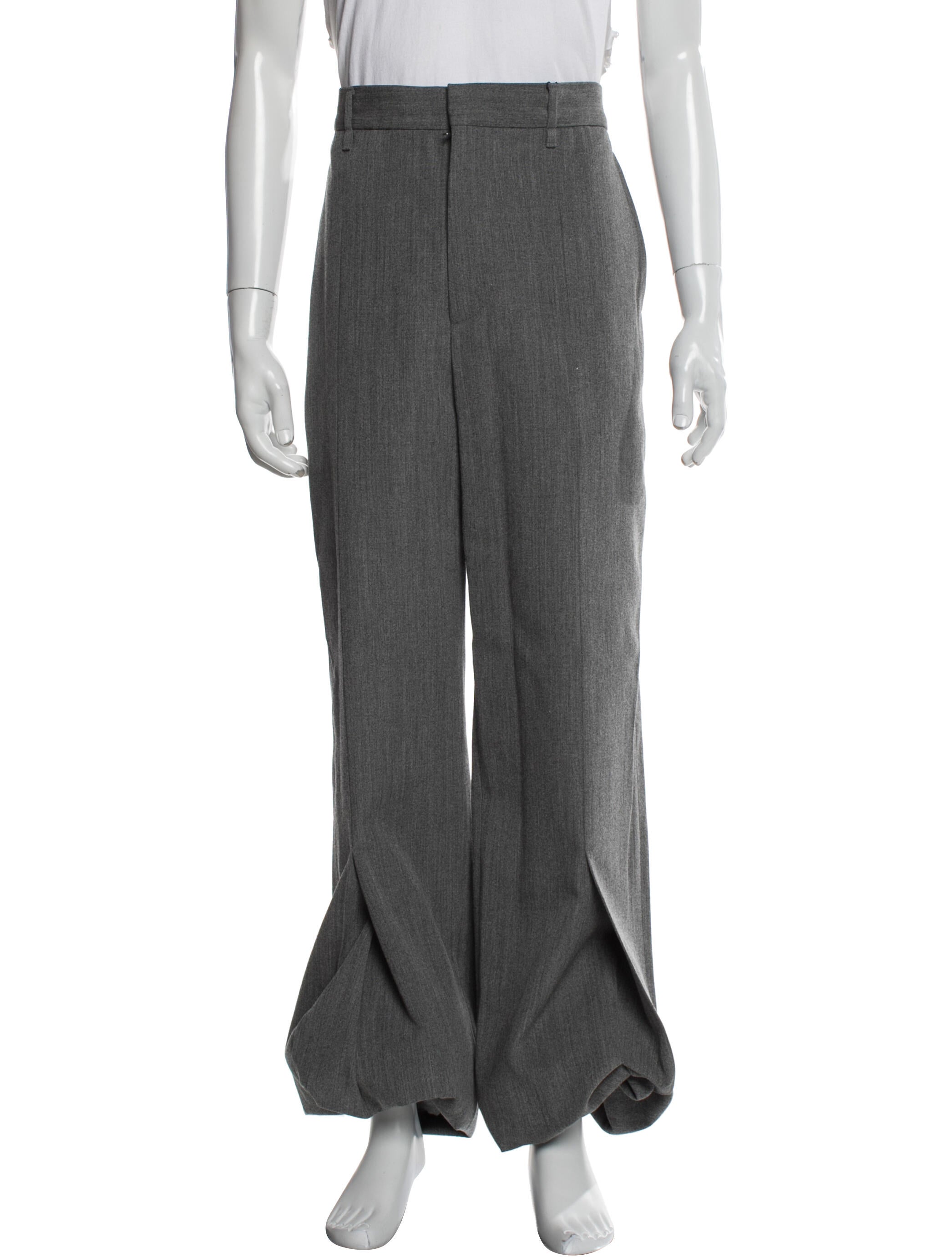 パンツ BRUNELLO CUCINELLI FW25 Trousers (MB141P9022 C5785) Brunello Cucinelli - White Cotton Flat Front Pant