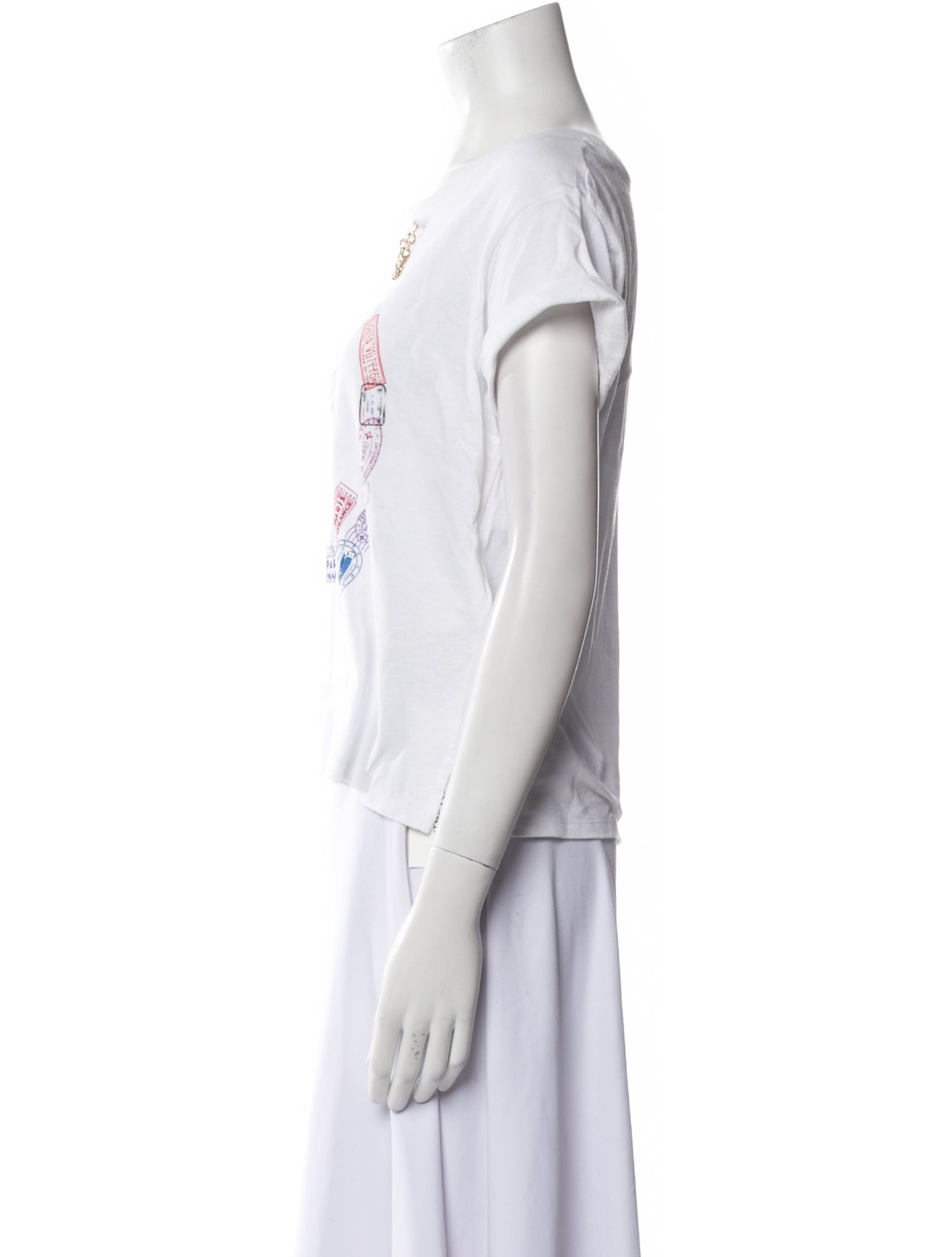 Louis Vuitton 2025 'Travel Stamp LV Circle' T-Shirt