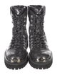 Louis Vuitton LV Monogram Patent Leather Combat Boots