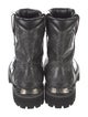 Louis Vuitton LV Monogram Patent Leather Combat Boots