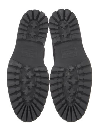 Louis Vuitton LV Monogram Patent Leather Combat Boots