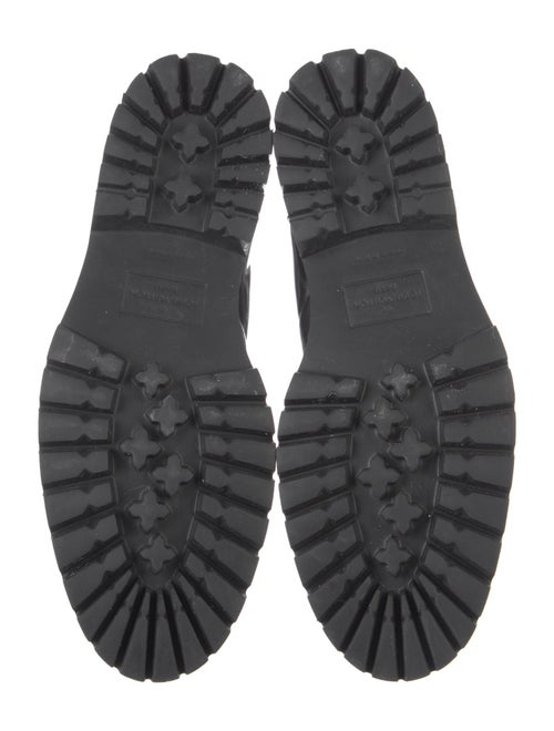 Louis Vuitton LV Monogram Patent Leather Combat Boots