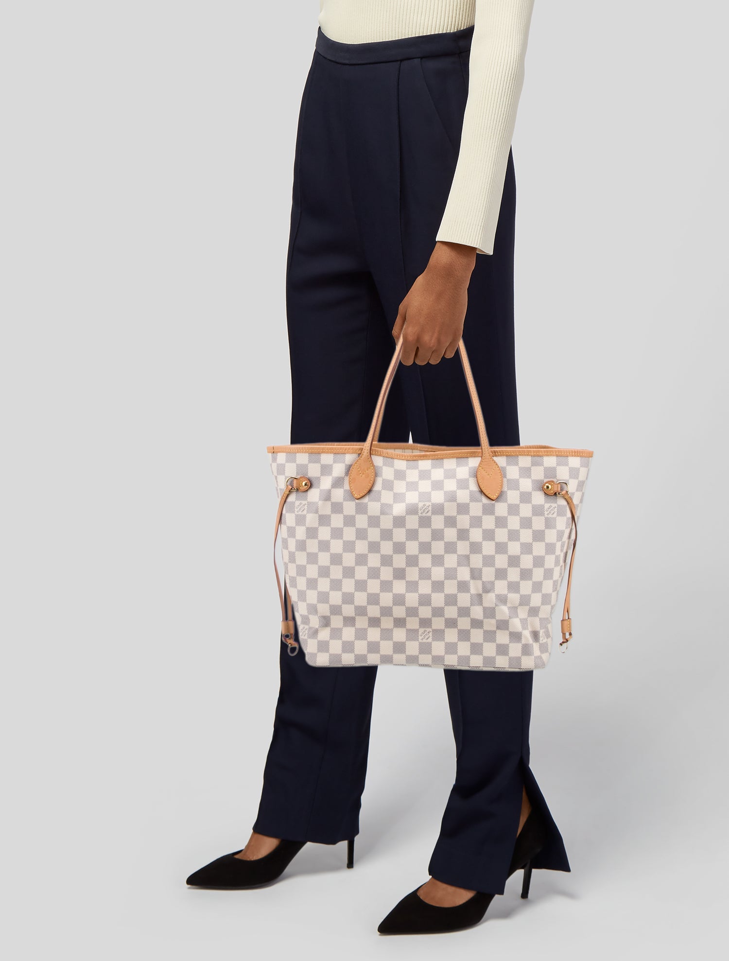 Louis Vuitton Damier Azur Neverfull w/Pouch MM