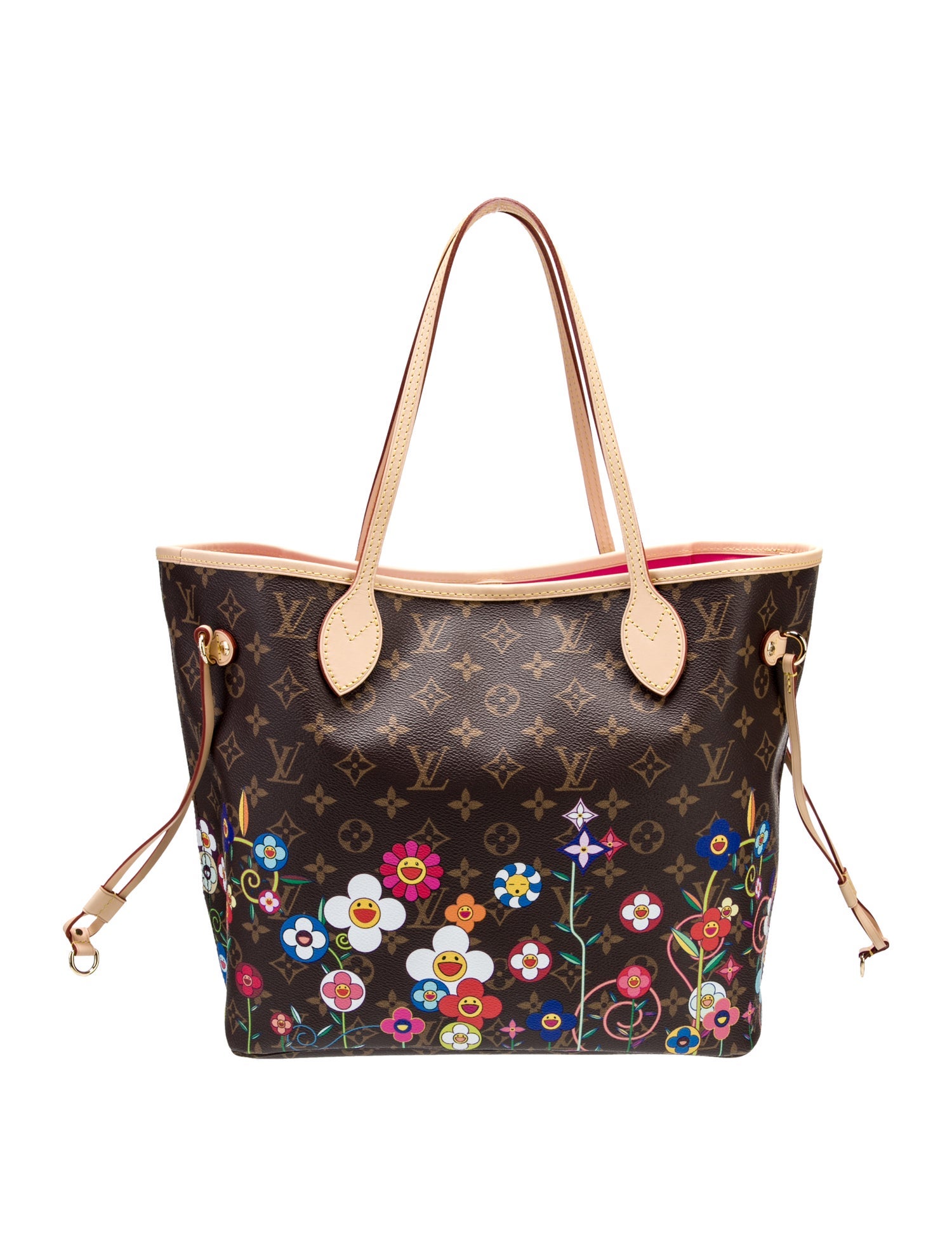 Louis Vuitton LV Monogram Flowers Neverfull w/Pouch MM 2025 w/ Tags