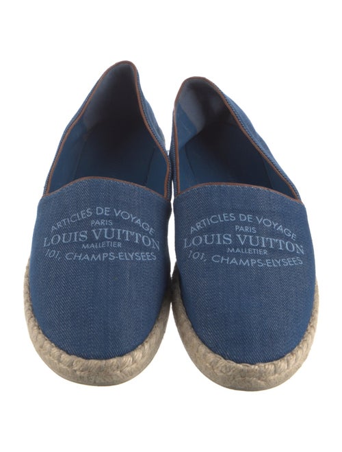 Louis Vuitton Denim Printed Espadrilles