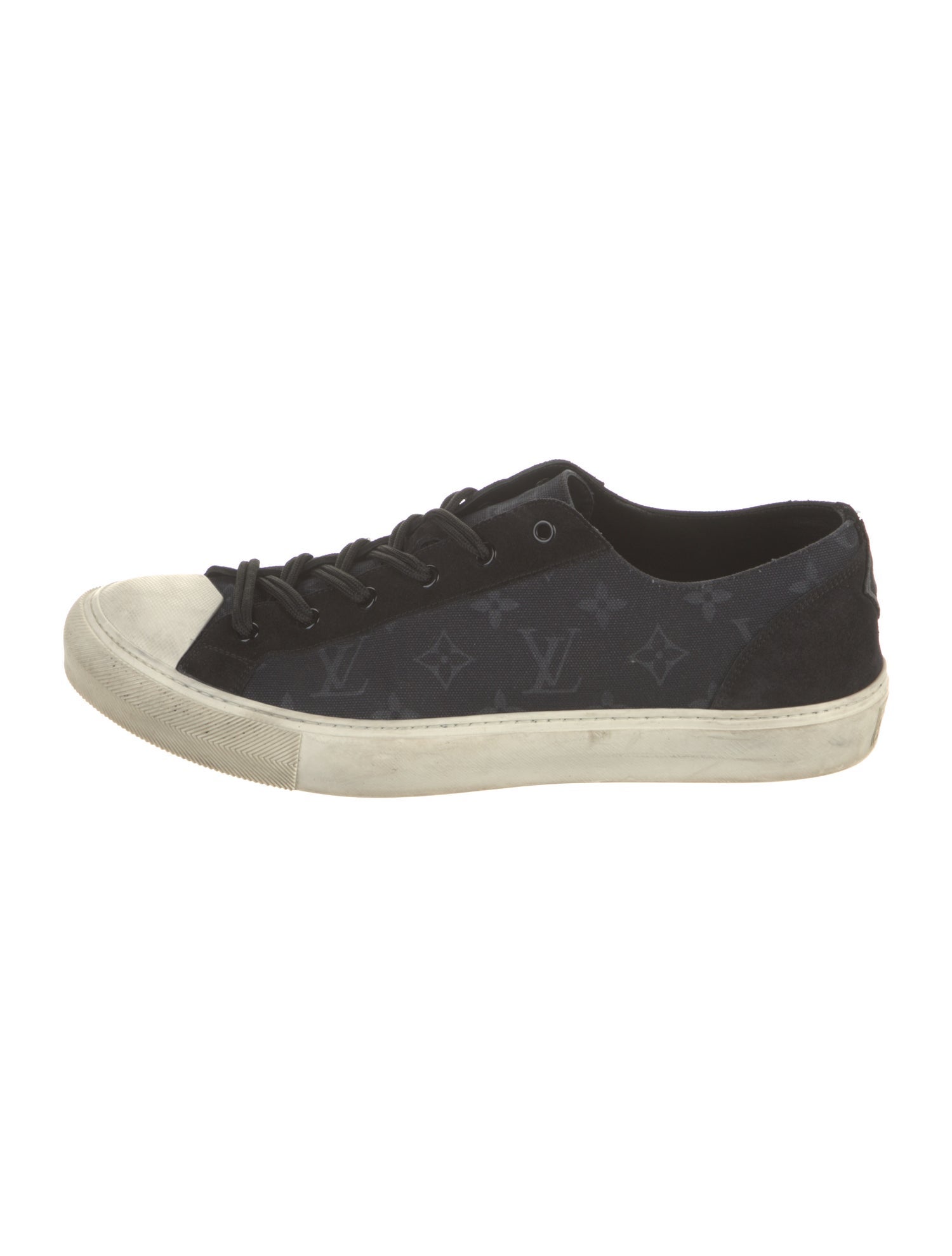 Louis Vuitton Monogram Pattern Canvas Sneakers
