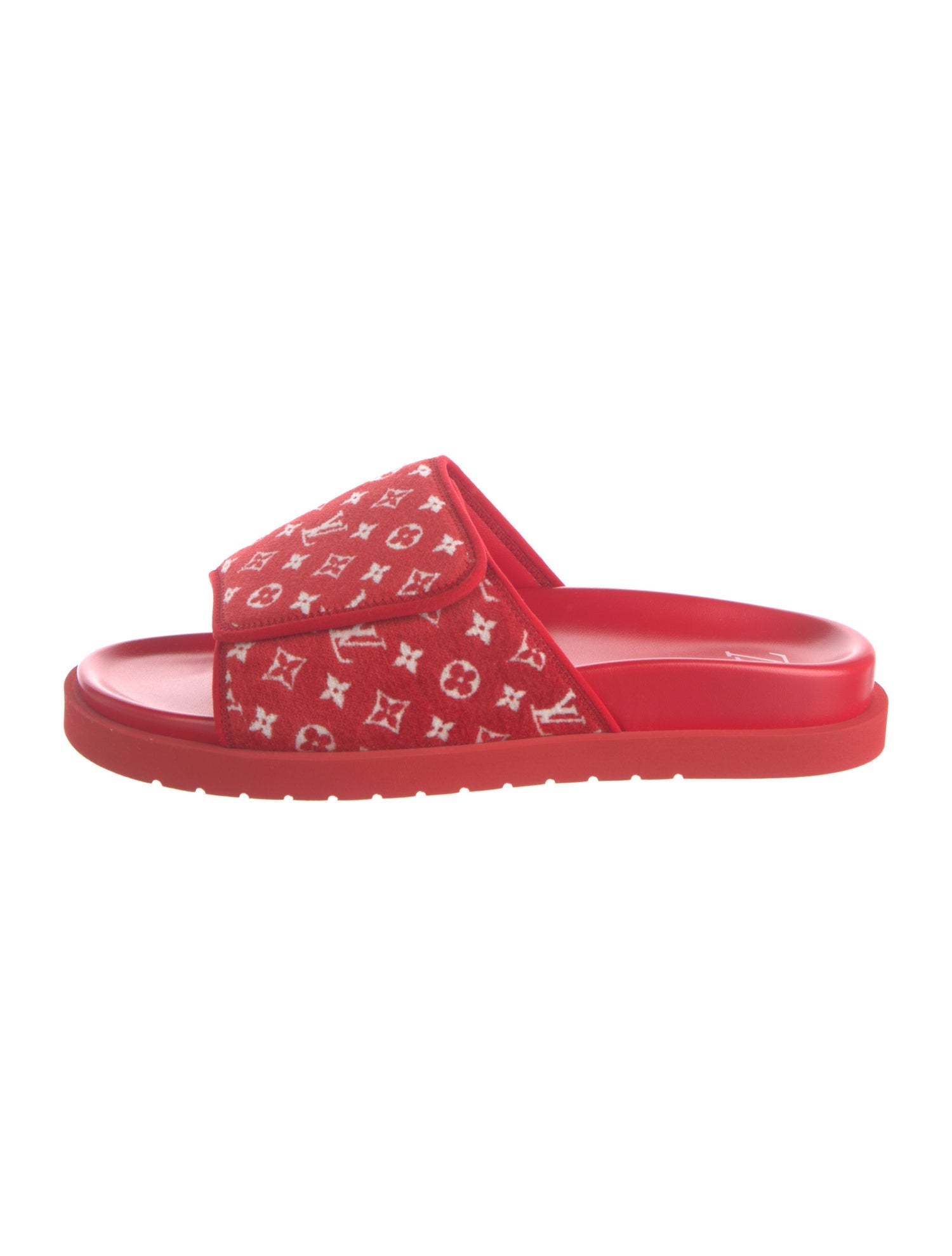 Louis Vuitton LV Monogram Terry Cloth Slides